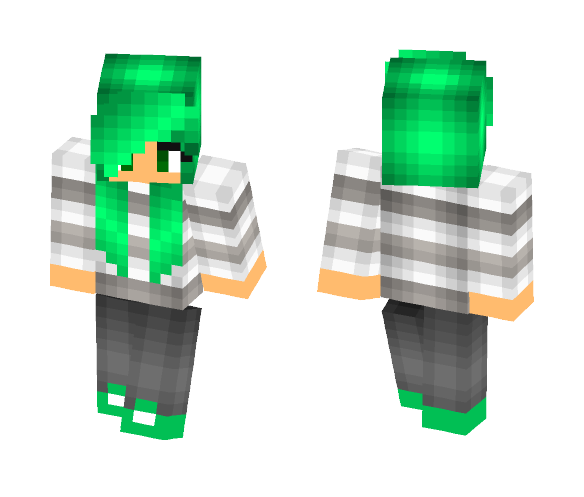 green girl - Girl Minecraft Skins - image 1