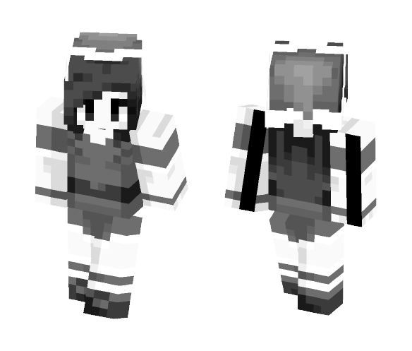A Black and White Christmas - Christmas Minecraft Skins - image 1