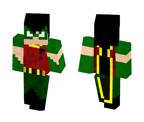 ROBIN CAPED - Male Minecraft Skins - image 1