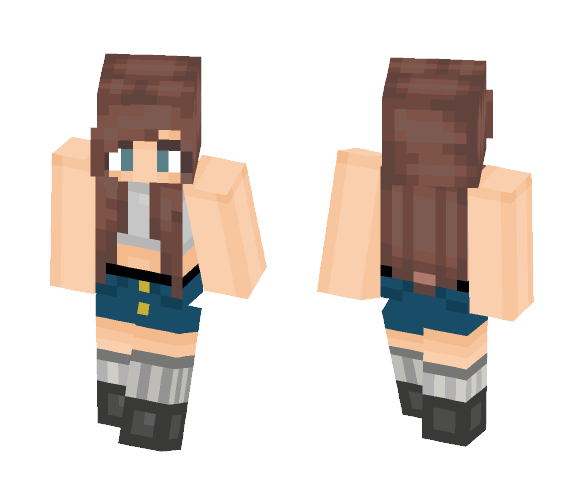 ((An Average Girl)) - Female Minecraft Skins - image 1