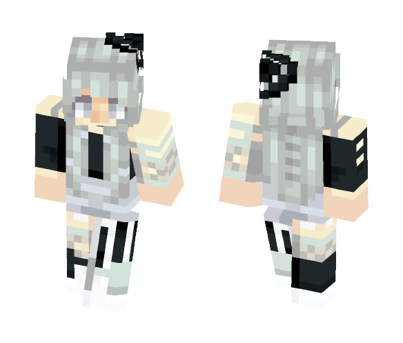join the black parade>> - Female Minecraft Skins - image 1