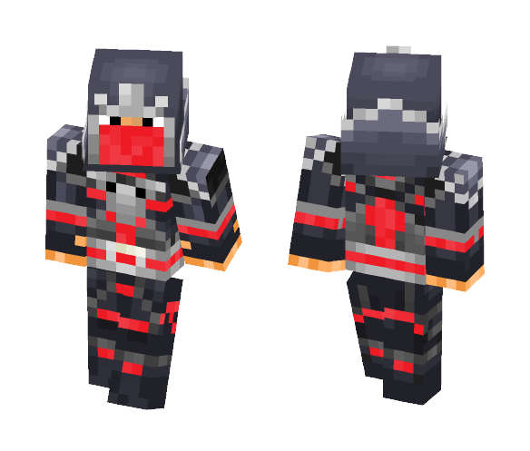 Red Rogue Version - Male Minecraft Skins - image 1