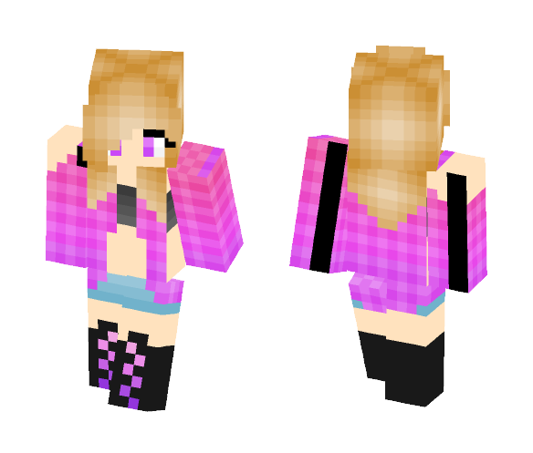 Flannel gurl - Female Minecraft Skins - image 1