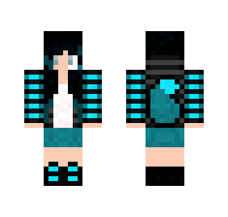Human girl with tail - Girl Minecraft Skins - image 2