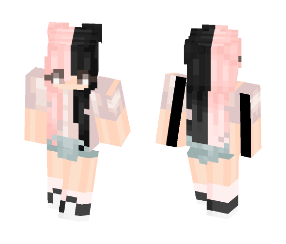 crybaby // better in 3d - Female Minecraft Skins - image 1