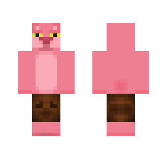 pink panther with pants