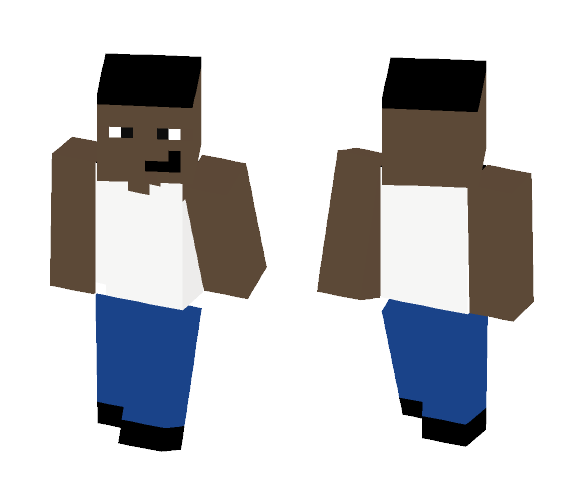 Carl Johnson(Gta San andreas) - Male Minecraft Skins - image 1