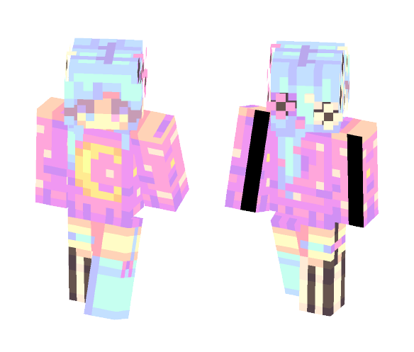 hey pink moon :):):) - Female Minecraft Skins - image 1