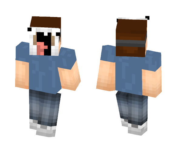 derp sheep mask - Male Minecraft Skins - image 1
