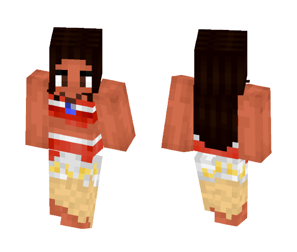 ~*Moana*~ *Disney*~ - Female Minecraft Skins - image 1