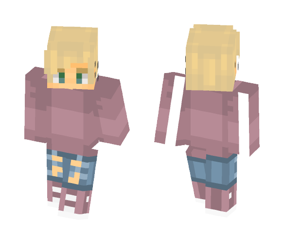 Faded Lavender Sweater Dude - Male Minecraft Skins - image 1
