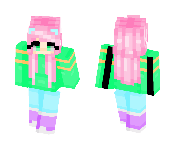 Super Pastel teen - Female Minecraft Skins - image 1