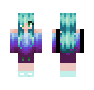 Blue Girl | 1st Skin Made - Girl Minecraft Skins - image 2