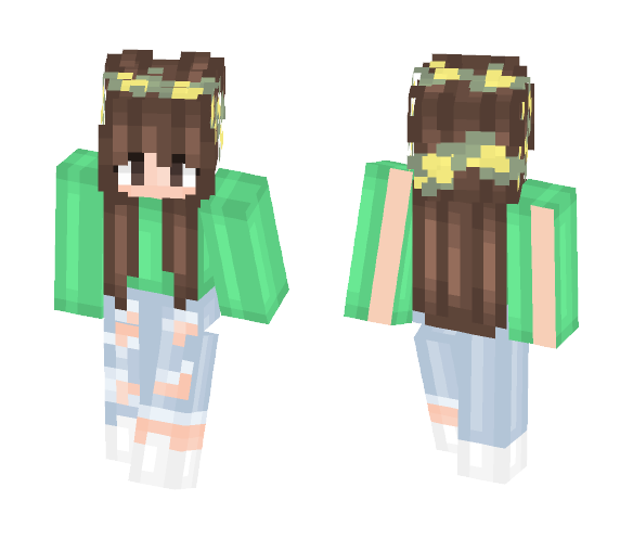 I'm green boi - Female Minecraft Skins - image 1