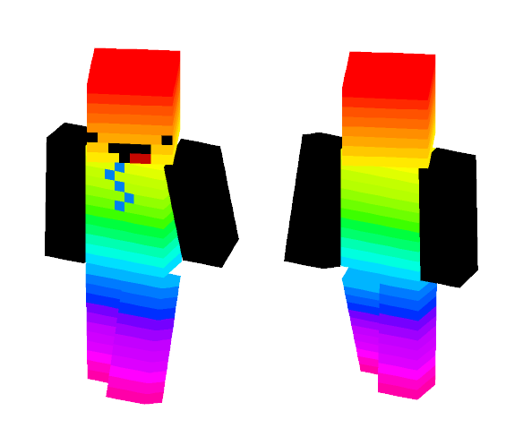 Download Rainbow Noob Minecraft Skin For Free Superminecraftskins