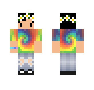 Chibi Hippie Guy - Male Minecraft Skins - image 2