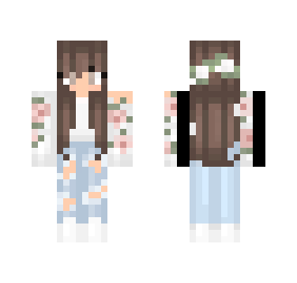floral girl - Girl Minecraft Skins - image 2