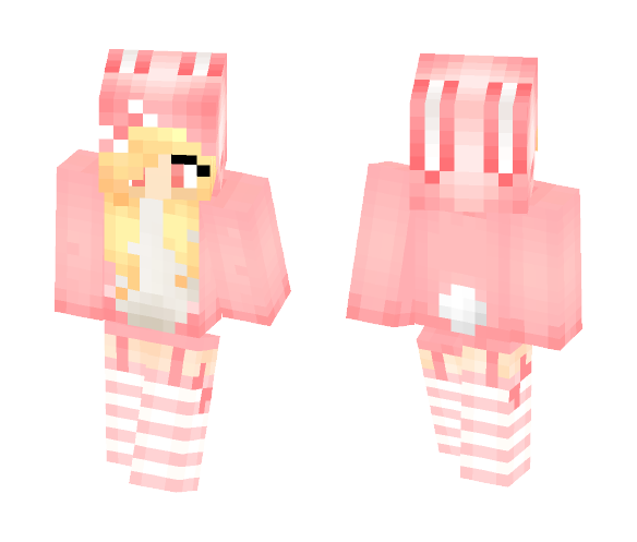 Pinky Bunny - Female Minecraft Skins - image 1