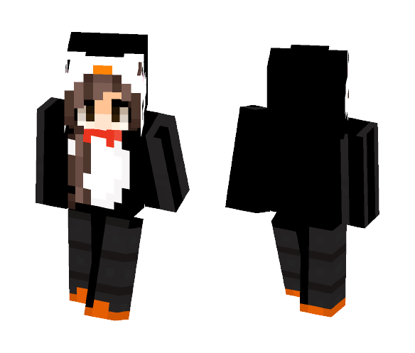 ~~Ash The Penguin~~ (requested) - Female Minecraft Skins - image 1