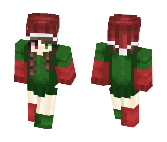 i'm underneath the mistletoe... - Female Minecraft Skins - image 1