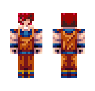 Goku Super Saiyan God - Male Minecraft Skins - image 2