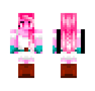 Pink Alien Cow Girl - Girl Minecraft Skins - image 2