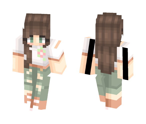 ????| flower girl - Girl Minecraft Skins - image 1