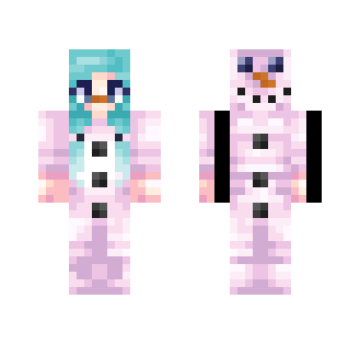 Snowman Onesie ~ - Female Minecraft Skins - image 2