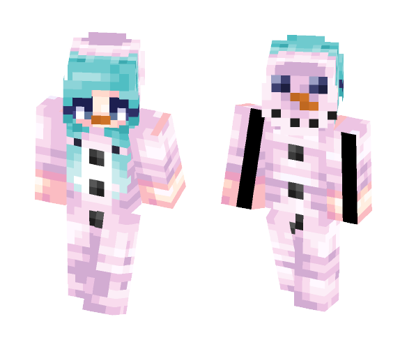 Snowman Onesie ~ - Female Minecraft Skins - image 1