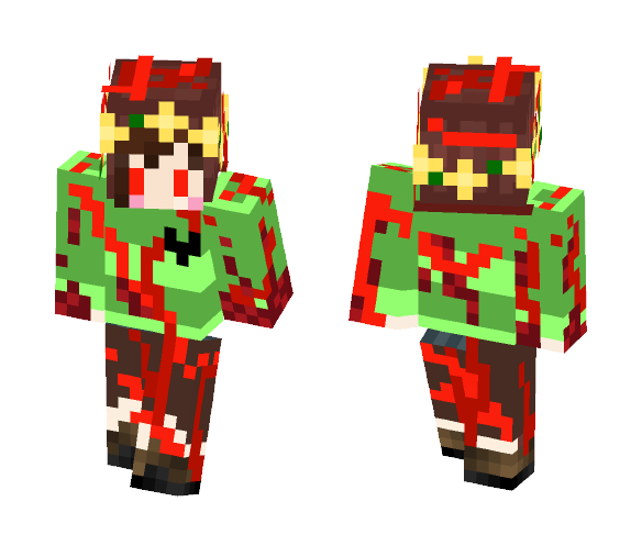 Chara and Frisk - Interchangeable Minecraft Skins - image 1