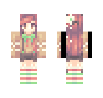 Gingerbread Deer kablamo - Female Minecraft Skins - image 2