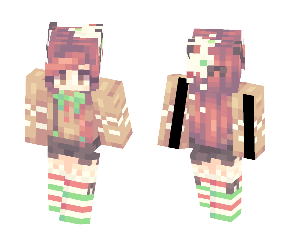Gingerbread Deer kablamo - Female Minecraft Skins - image 1