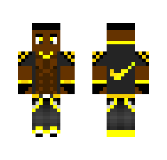 Cool Nike Boy in yellow - Boy Minecraft Skins - image 2