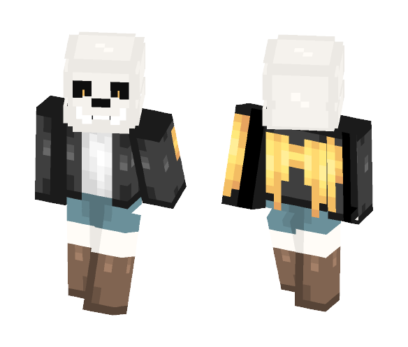 Custom Undertale AU- Phoenixtale - Male Minecraft Skins - image 1