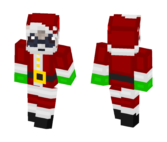 Pug Santa - Male Minecraft Skins - image 1