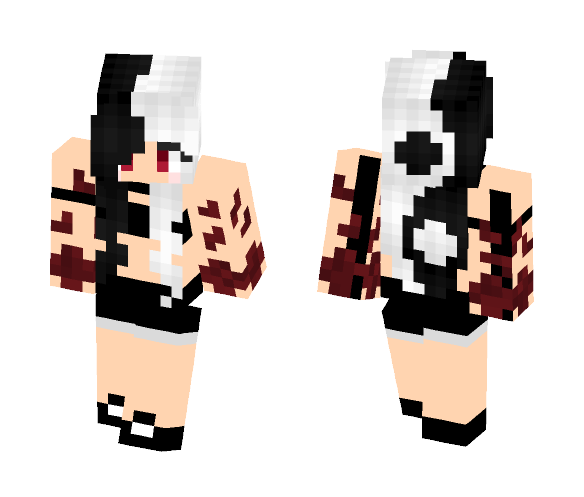 Ying and Yang - Female Minecraft Skins - image 1