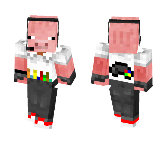 Gaming Pig - Male Minecraft Skins - image 1