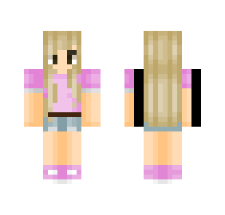 Spring Pink Girl - Girl Minecraft Skins - image 2