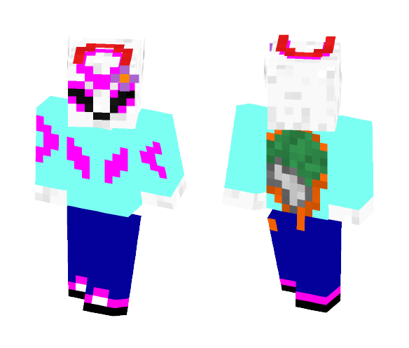 Pink Wolf - Male Minecraft Skins - image 1