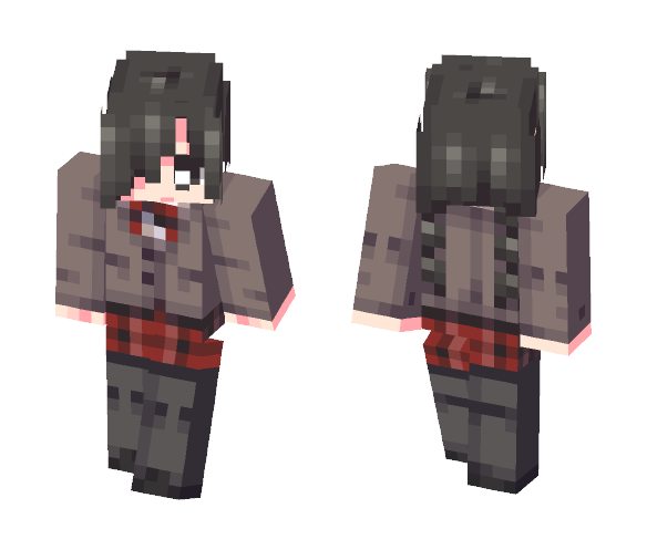 Mogeko Castle - Yonaka Kurai - Female Minecraft Skins - image 1