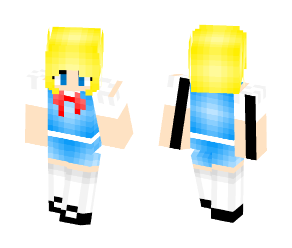 Bubbles (from the powerpuff girls) - Female Minecraft Skins - image 1