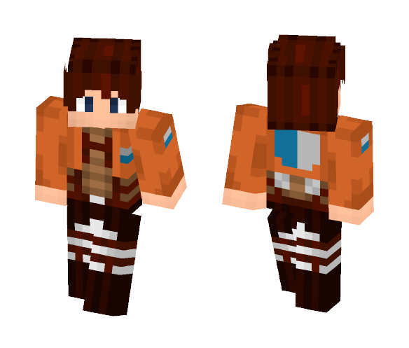 Eren Jaeger (3D Jacket) - Male Minecraft Skins - image 1