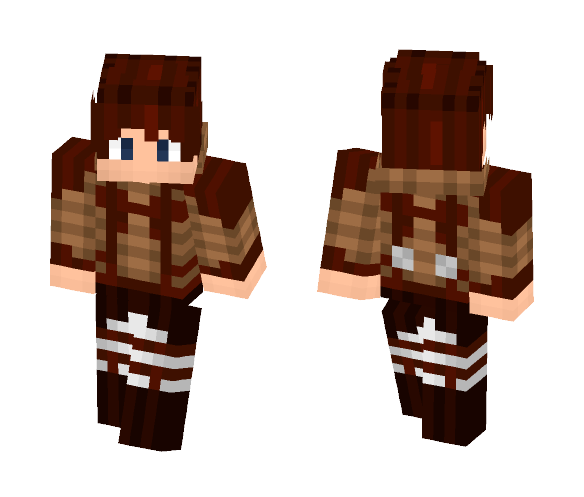 Eren Jeager (No Jacket) - Male Minecraft Skins - image 1