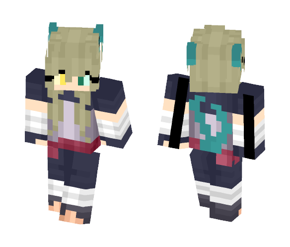 Nibi no Nekomata Human - Female Minecraft Skins - image 1