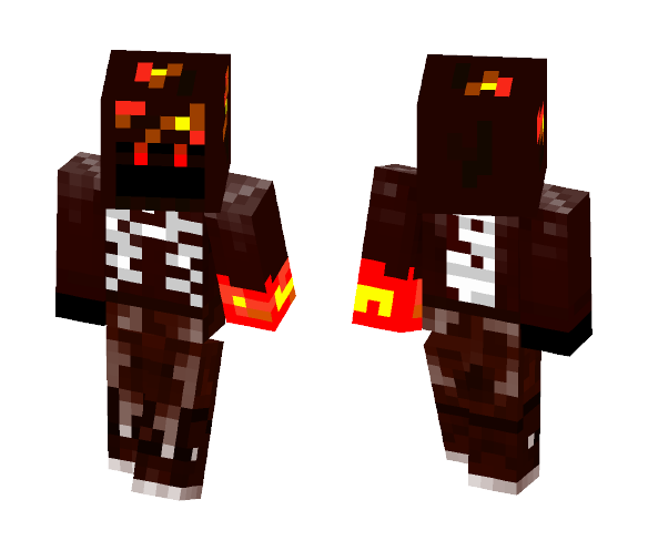Mage Of The Crimson Flame - Female Minecraft Skins - image 1