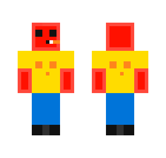 Red Gaming Slime - Male Minecraft Skins - image 2