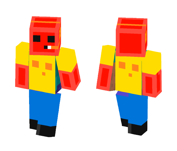 Red Gaming Slime - Male Minecraft Skins - image 1