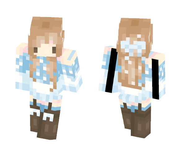 -Snow Sweater- - Female Minecraft Skins - image 1