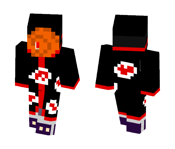 Tobi or Obito of the Akatsuki - Male Minecraft Skins - image 1