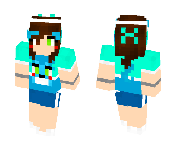 Bionic Bonnie Skin Girl - Girl Minecraft Skins - image 1